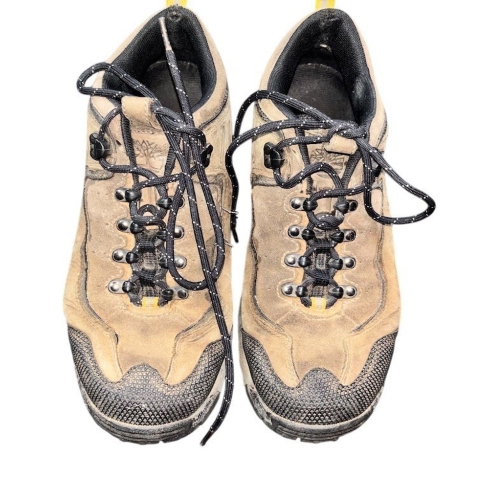 Timberland Womens Hiking Trail Shoes Brown Lace Up Low Top Size 7.5M leather